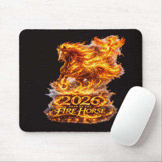 Tapis De Souris Année du Cheval de Feu 2026