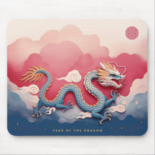 Tapis De Souris Année du Dragon personnalisable