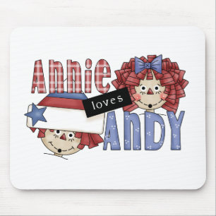 Tapis De Souris Annie aime Andy Ragdoll