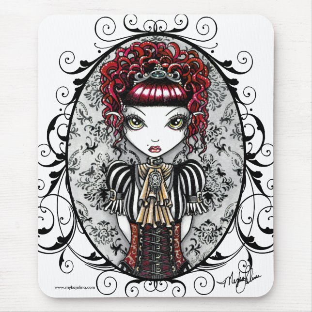 Tapis De Souris Annie Fae victorien gothique Mousepad (Devant)