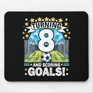 Tapis De Souris Anniversaire 8 ans Foot Soccer 8 Ans Footbyll 8e S