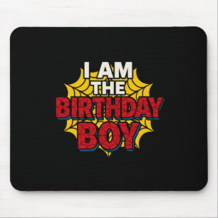Tapis De Souris Anniversaire de enfant Boy Spider Thème Anniversai