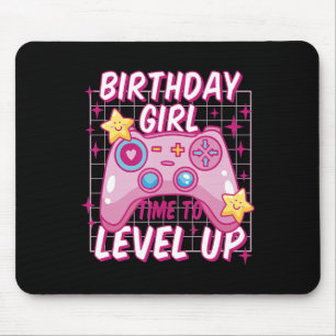 Tapis De Souris Anniversaire Fille temps de monter le niveau jeu v