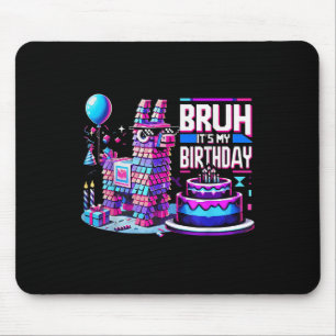 Tapis De Souris Anniversaire Garçon Fête Enfant À Rapprocher Bruh 