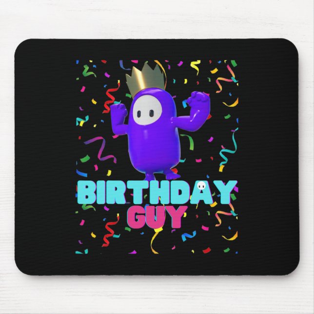 Tapis De Souris Anniversaire Guy Fun Populaire Vidéo Jeu Thème Ann (Devant)