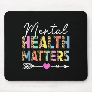 Tapis De Souris Anniversaire Noël Leopard Mental Health S Award