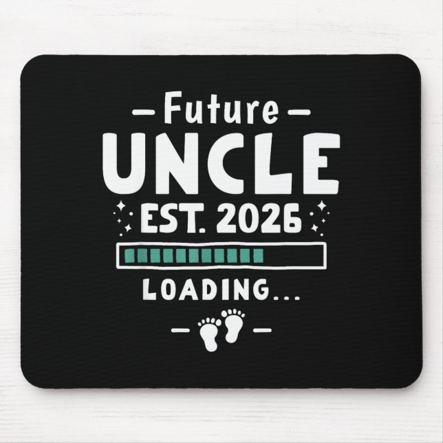 Tapis De Souris Annonce de grossesse de frère à oncle - Futur oncl (Devant)