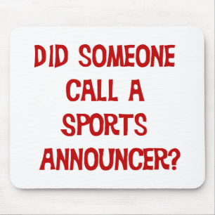 Tapis De Souris Annonceur de sports Mousepad