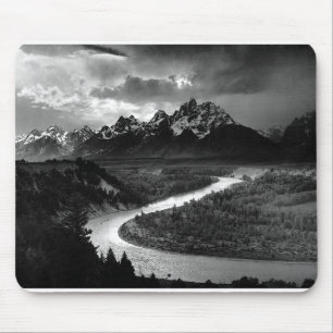 Tapis De Souris Ansel Adams The Tetons and the Snake River 1942