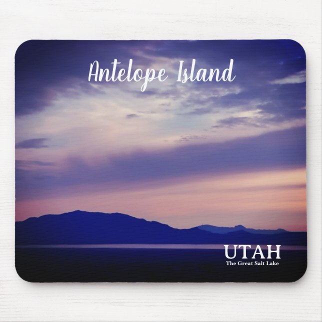 Tapis De Souris Antelope Island, Great Salt Lake, UT (Devant)