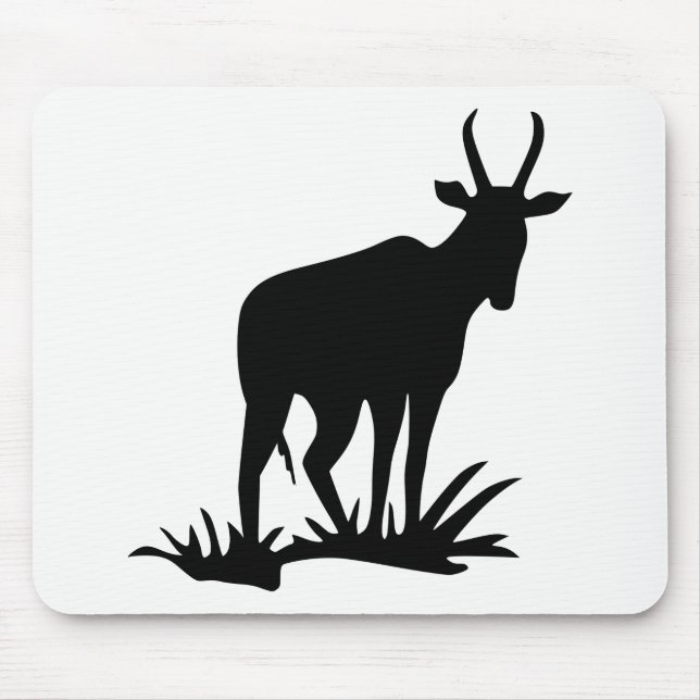 Tapis De Souris Antelope Silhouette (Devant)