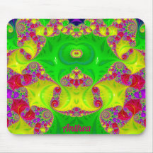 ANTHEA ~ Zany Hot Cerise, Jaune, Rouge et Vert