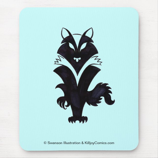Tapis De Souris AnthroWolf (Devant)