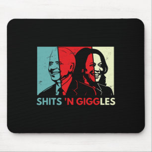 Tapis De Souris Anti Biden Harris S n Giggles Cadeau politique