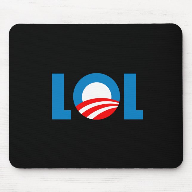 Tapis De Souris Anti-Obama - LOL (Devant)