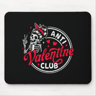 Tapis De Souris Anti Saint-Valentin squelette cœur drôle Saint-Val