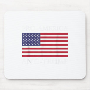 Tapis De Souris Anti-Trump anti-américain - Le drapeau américain r