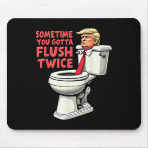 Tapis De Souris Anti Trump Drôle Parfois On Doit Se Retirer Deux F