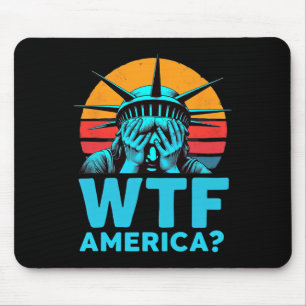 Tapis De Souris Anti-trump Politique Et Démocratie Wtf Amérique 3