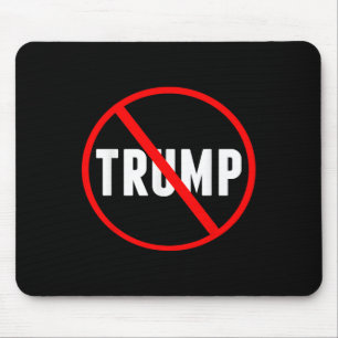 Tapis De Souris Anti Trump Red Circle X Politique