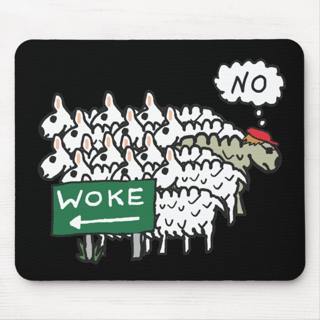 Tapis De Souris Anti-Woke (Devant)