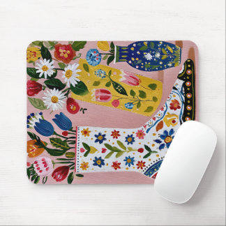 Tapis de souris antidérapant à illustration esthét