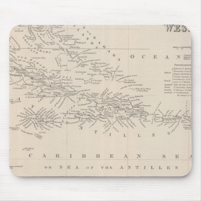 Tapis De Souris Antilles 11 (Devant)