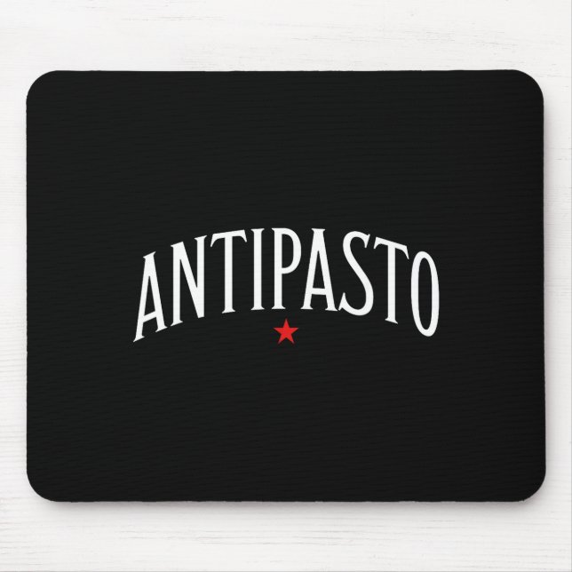 Tapis De Souris Antipasto, Italian Food Lover Foodie  (Devant)