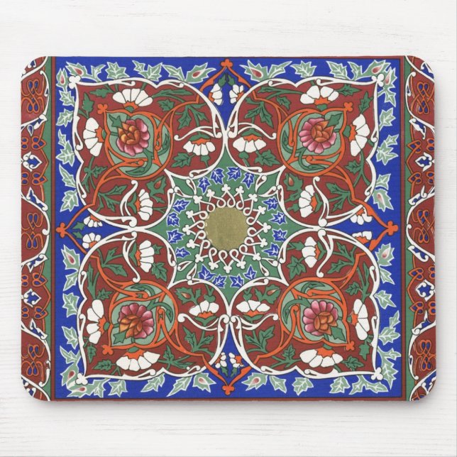 Tapis de souris antique de conception de Tadjik (Devant)