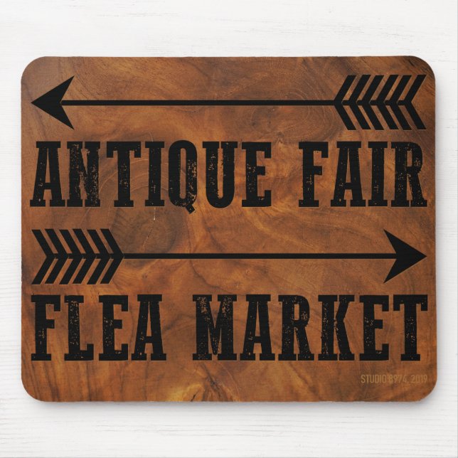 TAPIS DE SOURIS ANTIQUE FAIR - MARCHÉ DE LA FLOTTE (Devant)