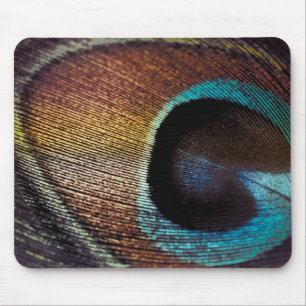 Tapis De Souris Antique Hues Peacock Feather Eye