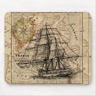 Tapis De Souris Antique Old General France