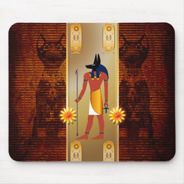 Tapis De Souris Anubis, Egyptien antique (Devant)