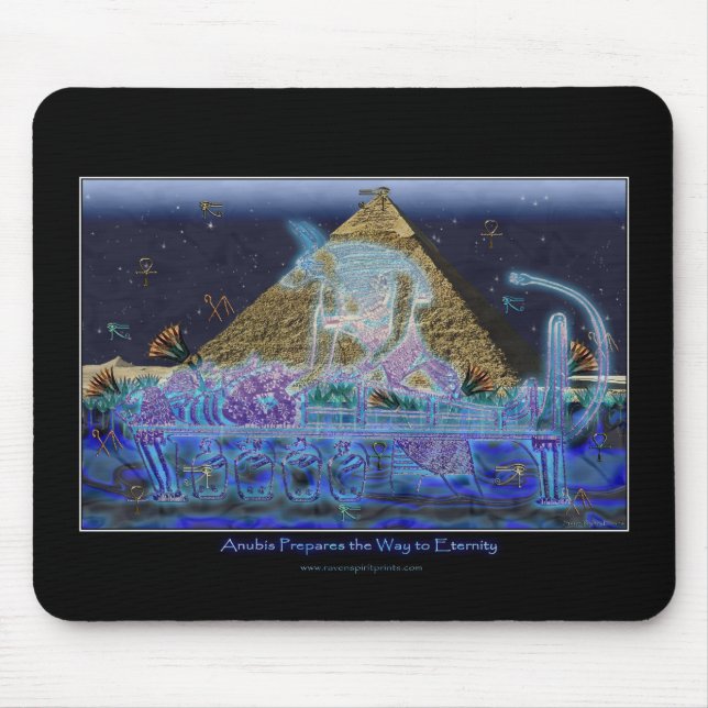 Tapis De Souris Anubis Imaginaire Pad de souris égyptien (Devant)