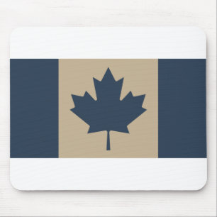 Tapis De Souris (AOP) Canadian Flag Navy/Tan -