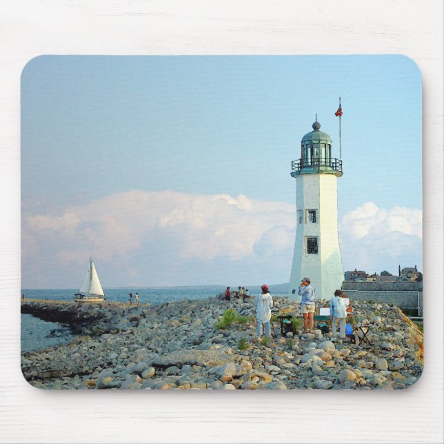 Tapis De Souris Août à la lumière de Scituate (Devant)