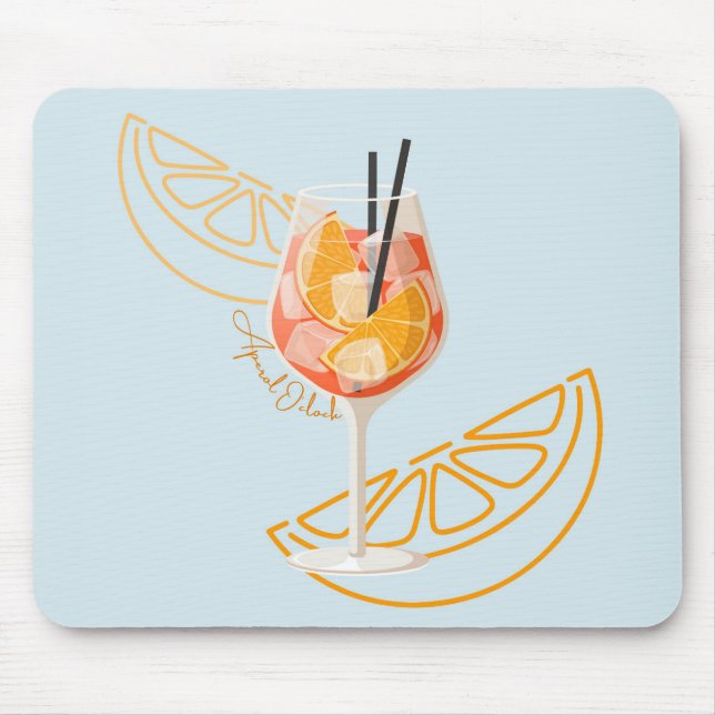 Tapis De Souris Aperol O'Clock (Devant)