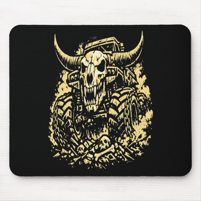 Tapis De Souris Apocalypse Bone Crusher Monster Truck  (Devant)