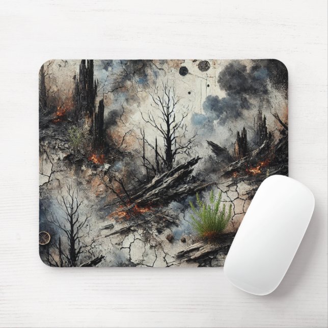 Tapis De Souris Apocalypse foncée Mousepad (Avec souris)
