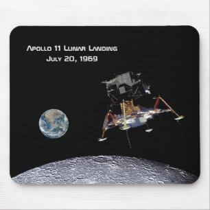 Tapis De Souris Apollo 11 Débarquement lunaire