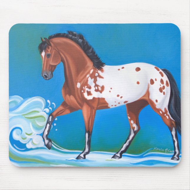 Tapis De Souris Appaloosa d'éclaboussure (Devant)