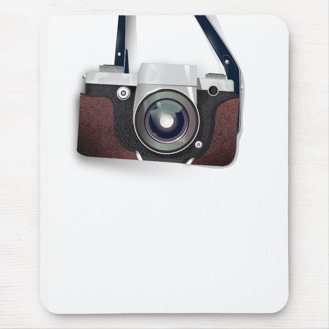 Tapis De Souris Appareil photo de style vintage (Devant)