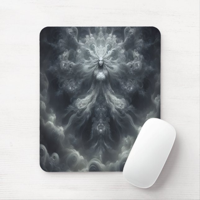 Tapis De Souris Apparition nuageuse  (Avec souris)
