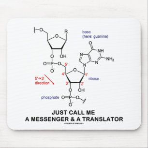 Tapis De Souris Appelez-juste moi un messager et un traducteur