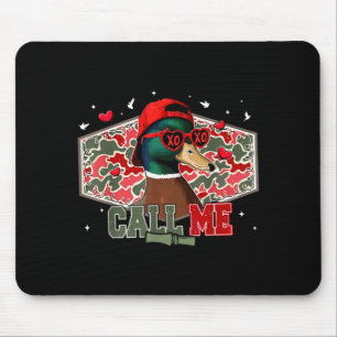 Tapis De Souris Appelle-moi Chasse au Canard Rétro Saint-Valentin
