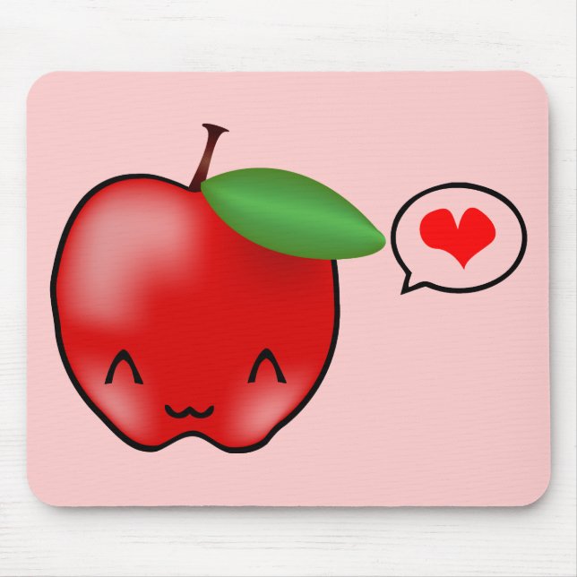 Tapis De Souris Apple Love (Devant)