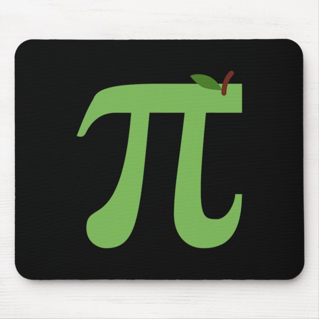 Tapis De Souris Apple Pi Funny Math Pi Day Pie Plaisanterie Pour M (Devant)