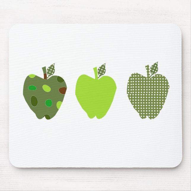 Tapis De Souris Apple vert (Devant)