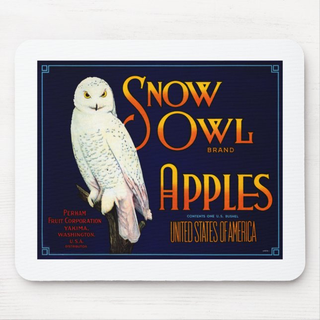 Tapis De Souris Apples de Snow (Devant)