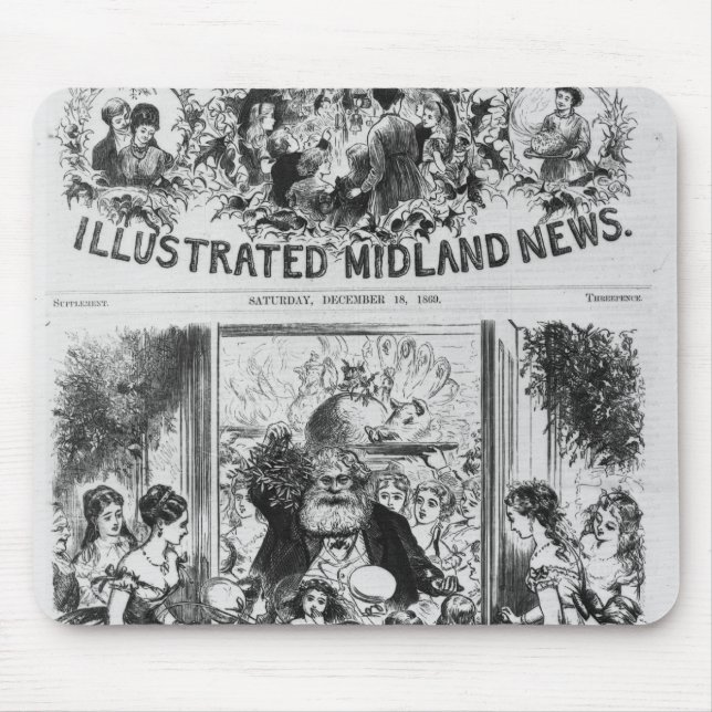 Tapis De Souris Apporter Noël (Devant)